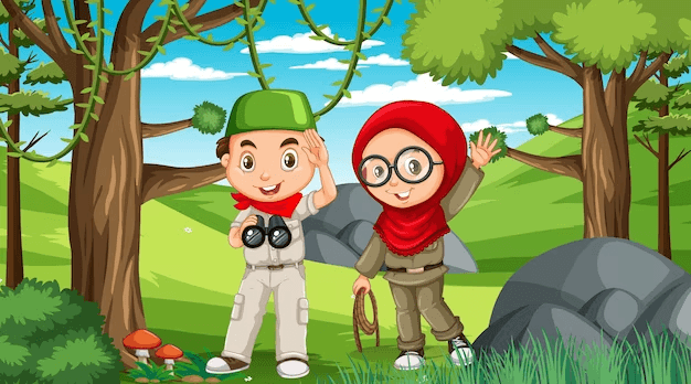 Picture of Muslim worshippers